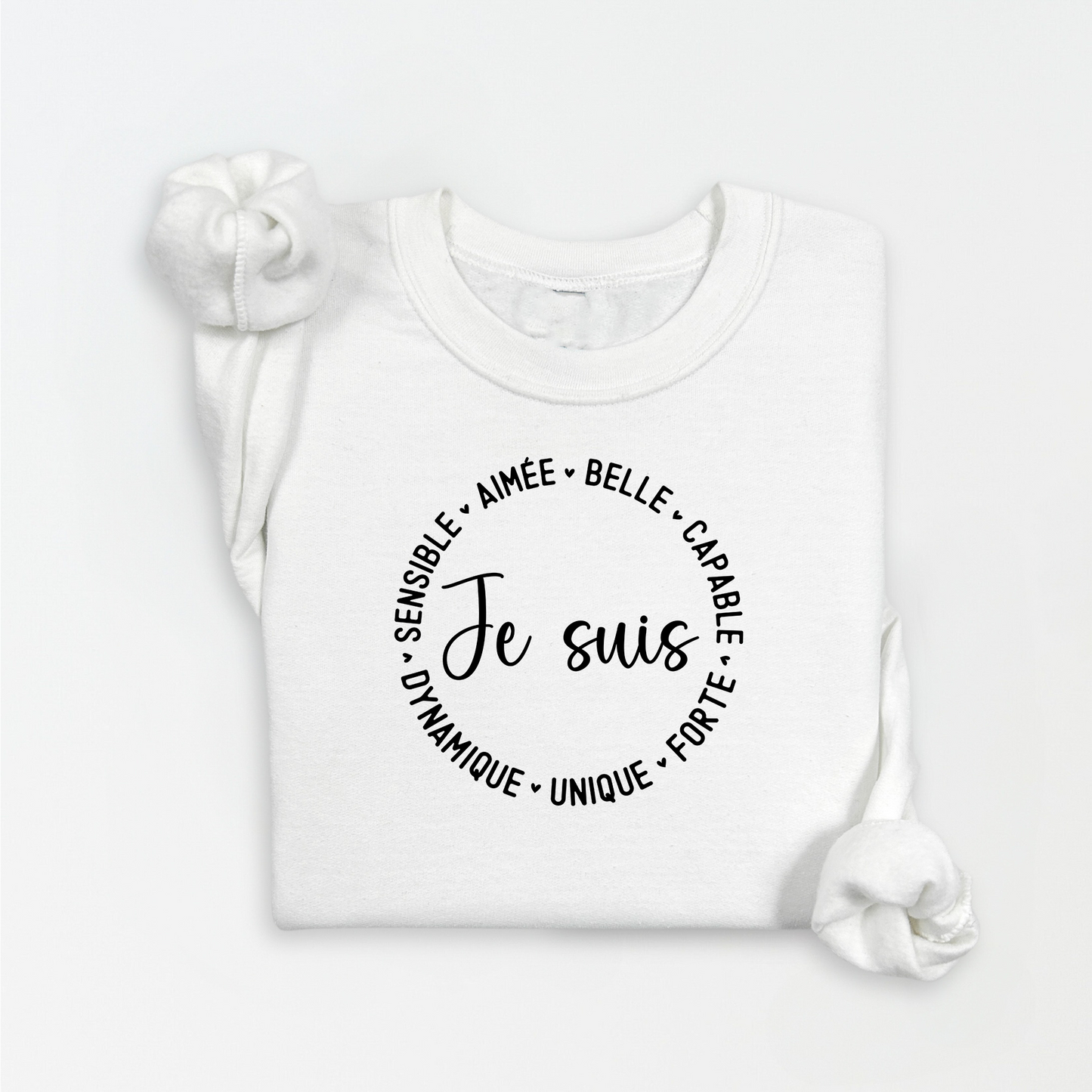 Crewneck/ Chandail à col rond, Je suis
