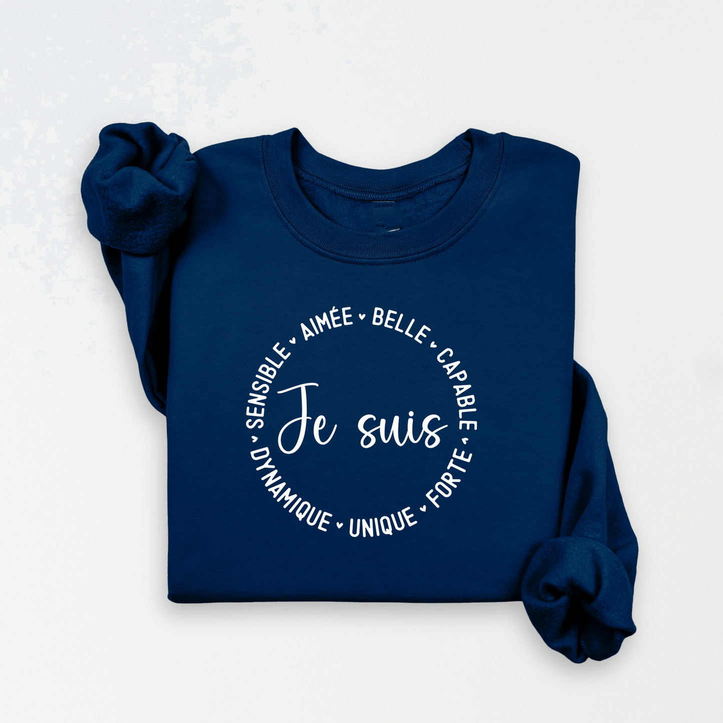 Crewneck/ Chandail à col rond, Je suis