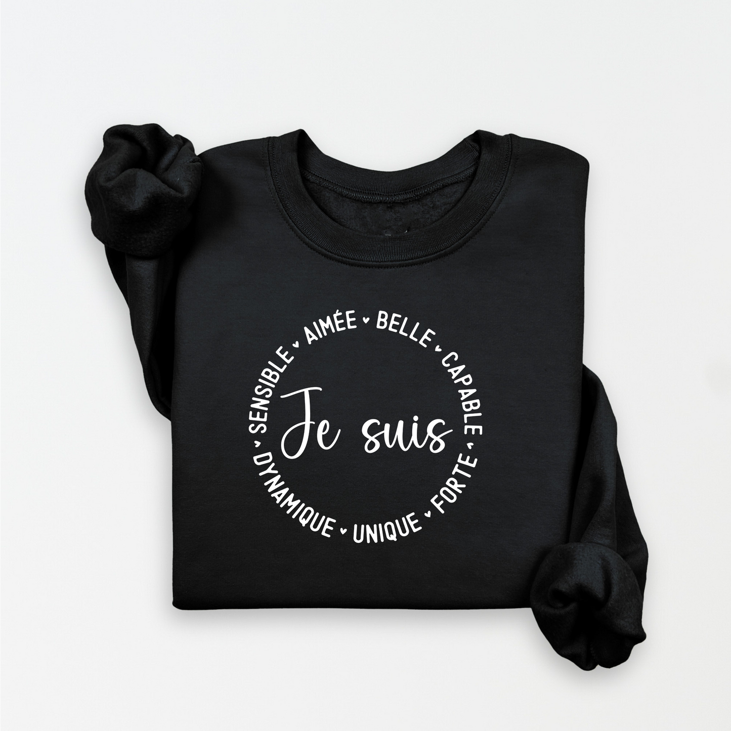 Crewneck/ Chandail à col rond, Je suis