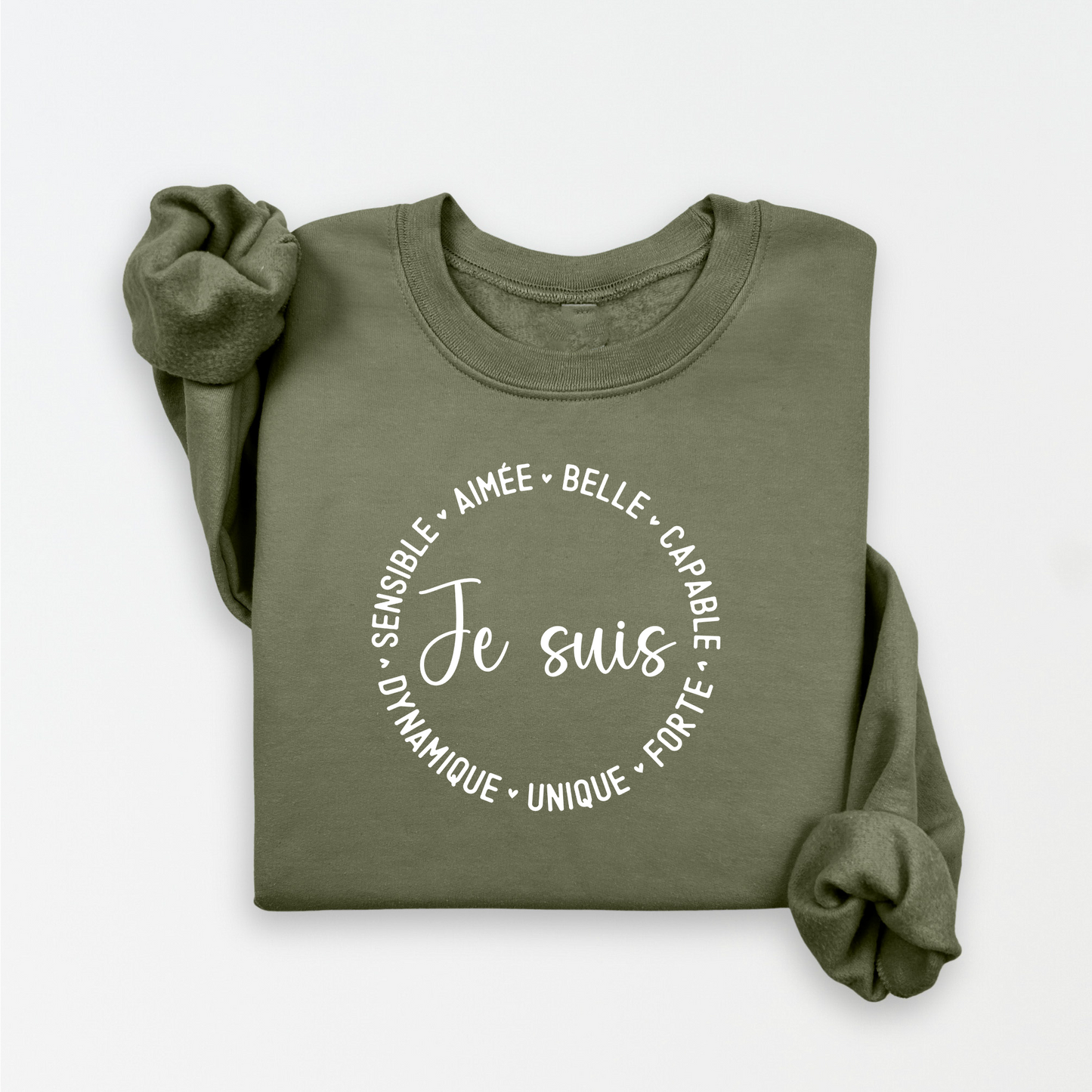 Crewneck/ Chandail à col rond, Je suis