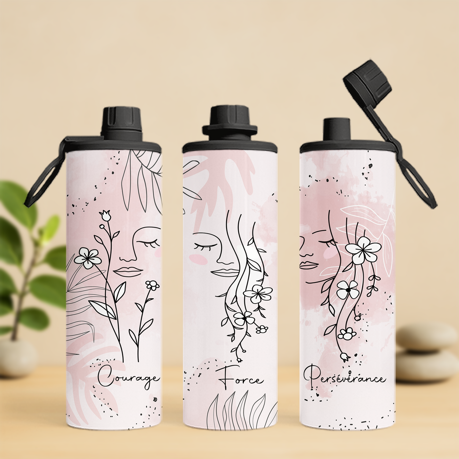 Bouteilles isothermes 20 oz - Féminine