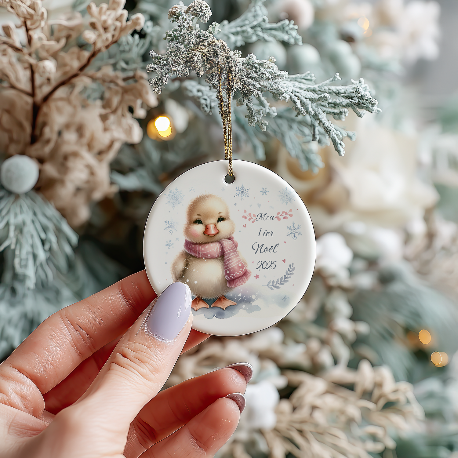 Ornements de Noël Personnalisés | Souvenirs Magiques et Durables