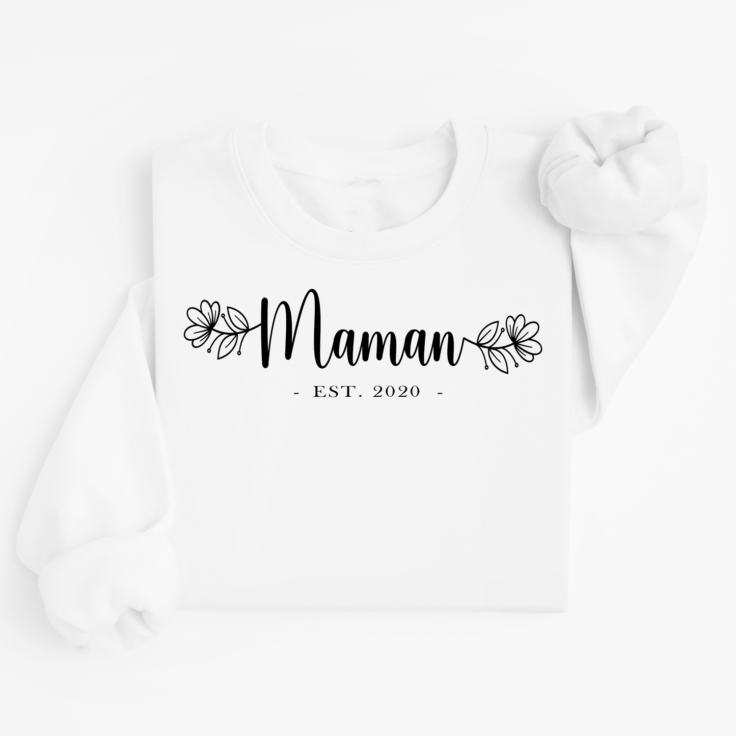 Chandail à col rond / Crewneck, Maman EST.