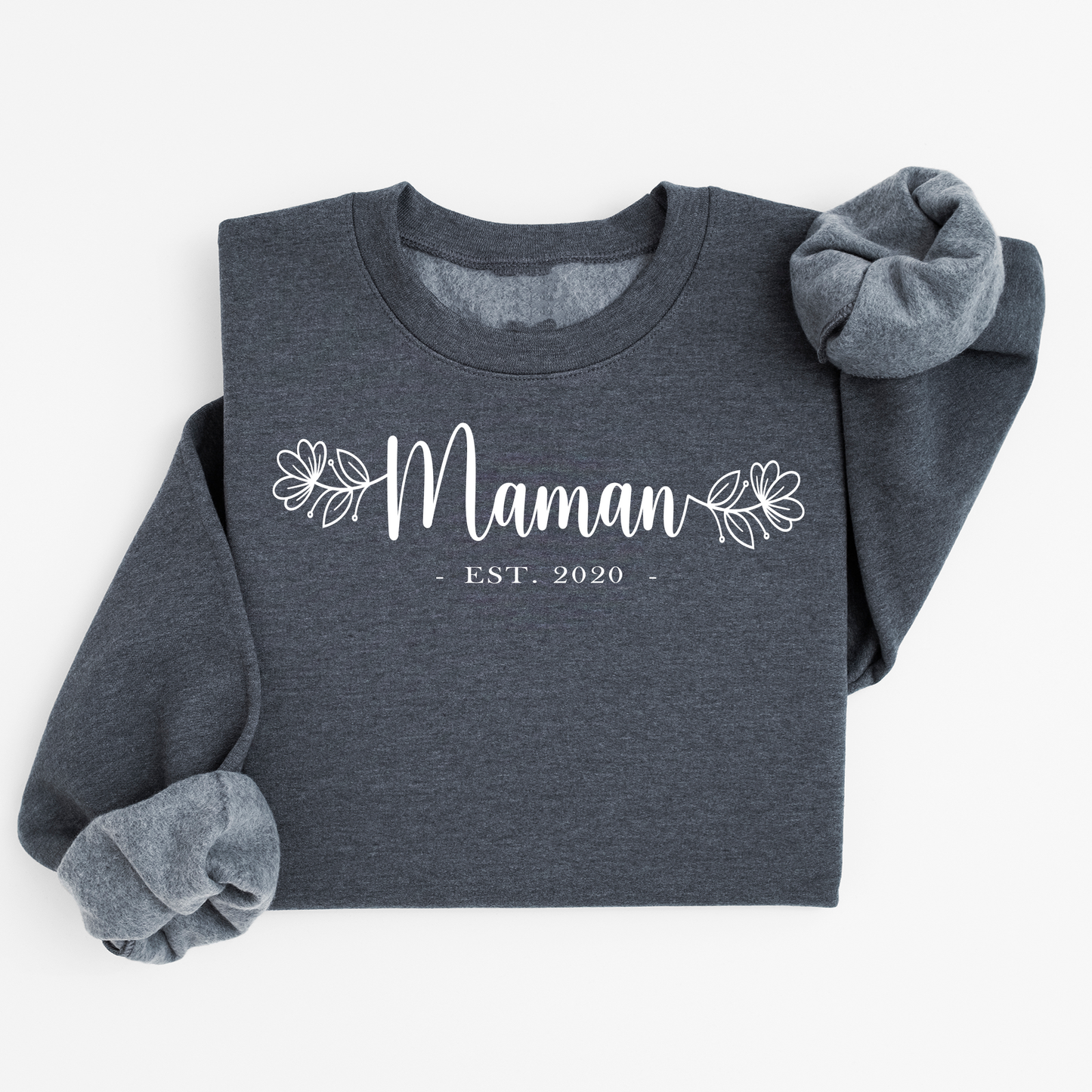 Chandail à col rond / Crewneck, Maman EST.