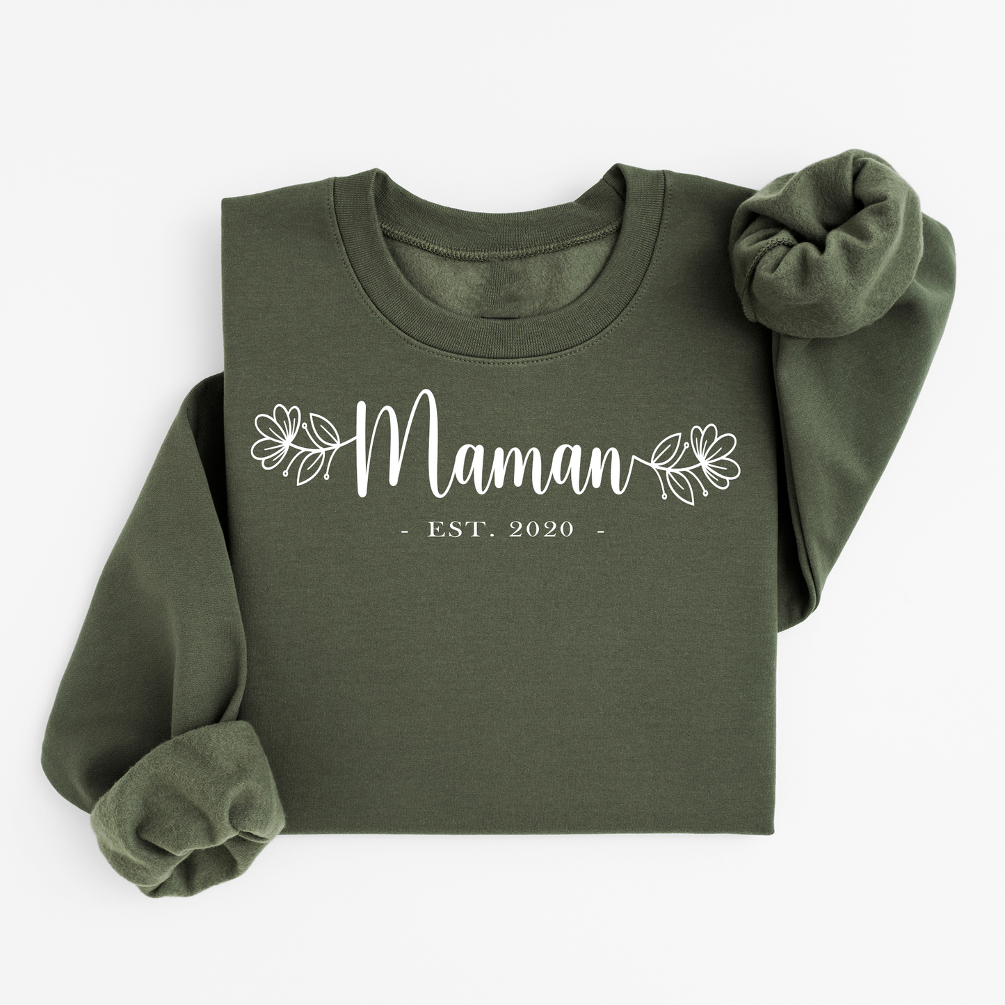 Chandail à col rond / Crewneck, Maman EST.