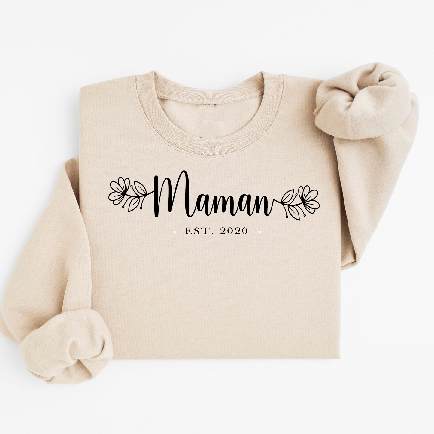 Chandail à col rond / Crewneck, Maman EST.
