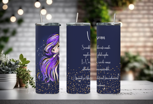 design numérique, sublimation, signe astrologique verseau