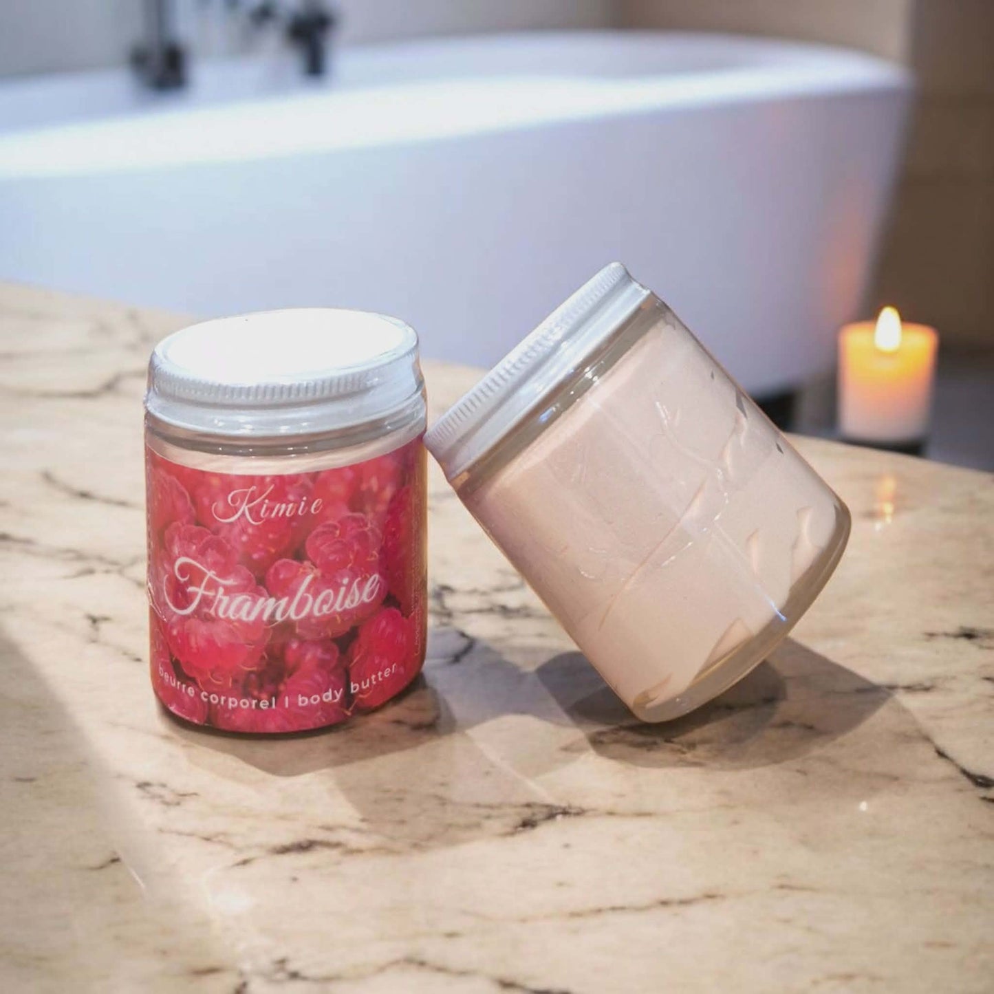 Beurre corporel KIMIE, Framboise 120 ml