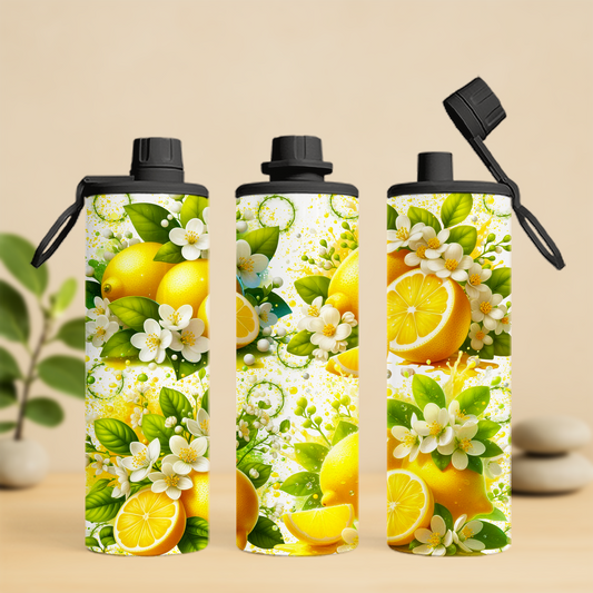 Bouteille isotherme 20 oz - Zeste d'été