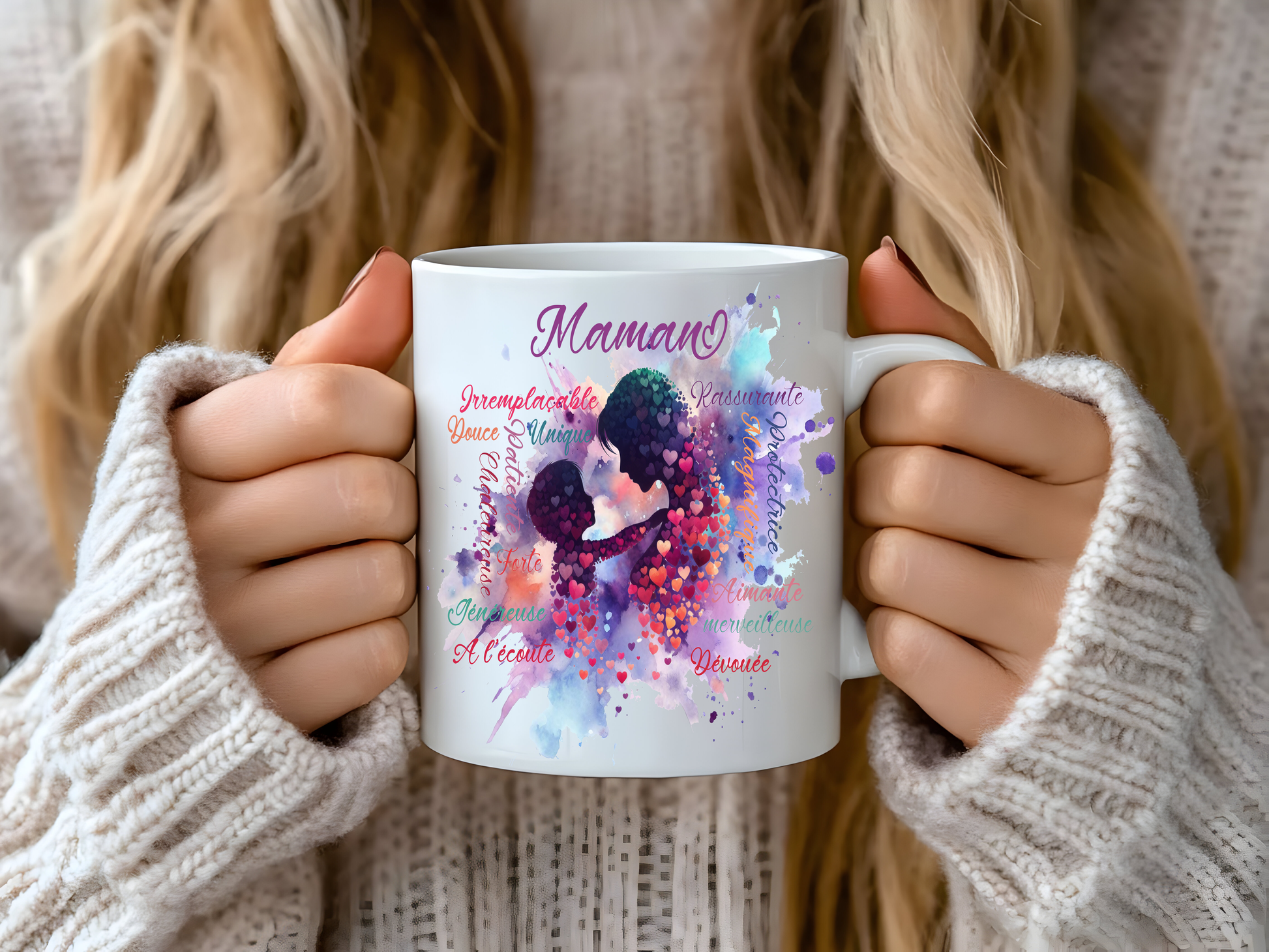 fête des mères, tasse en céramique, cadeaux