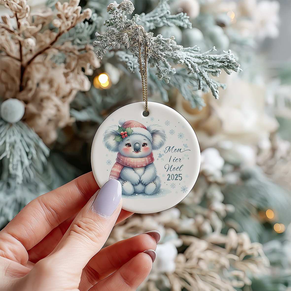 ornement de noël, mon premier noël, koala