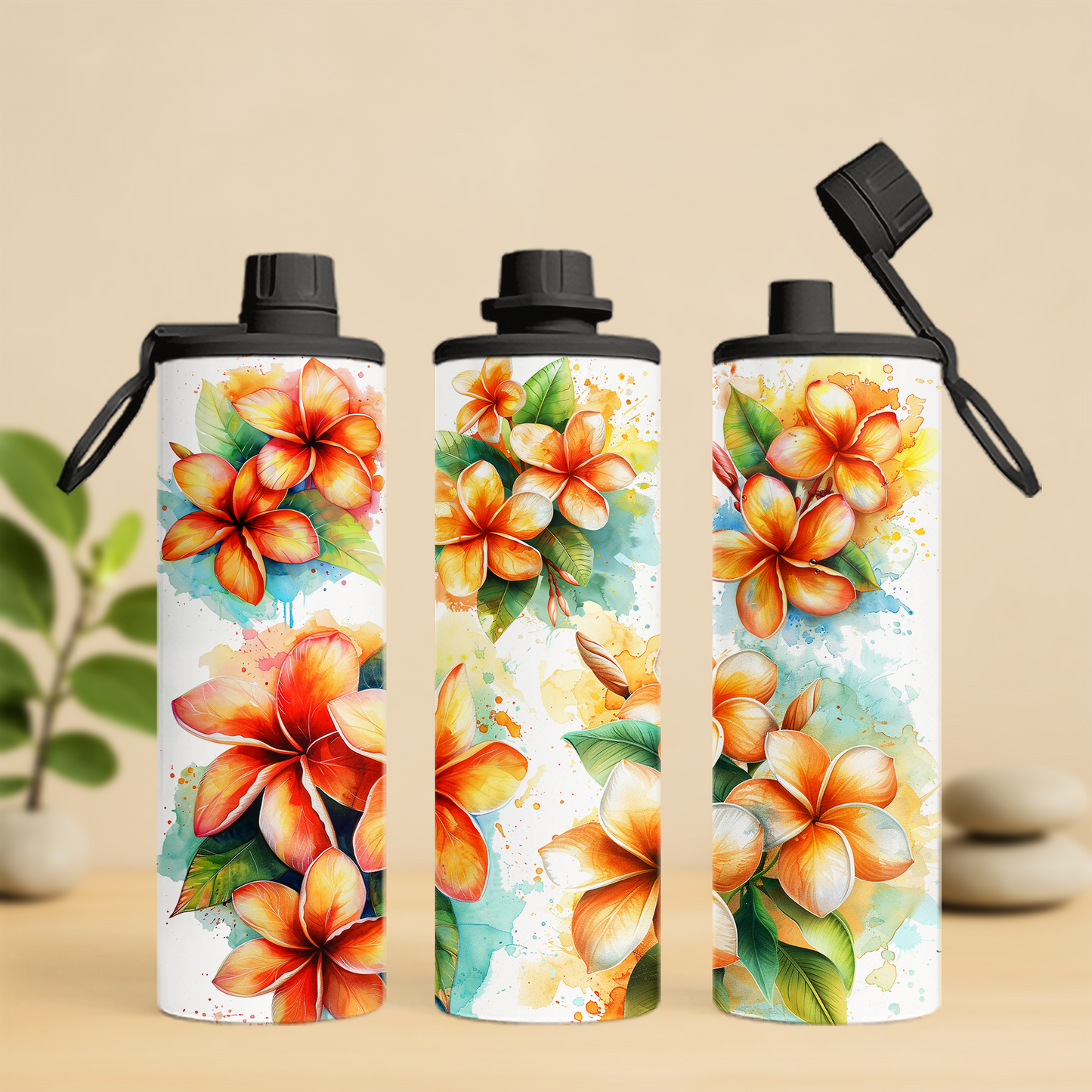 Bouteille isotherme 20 oz - Plumeria