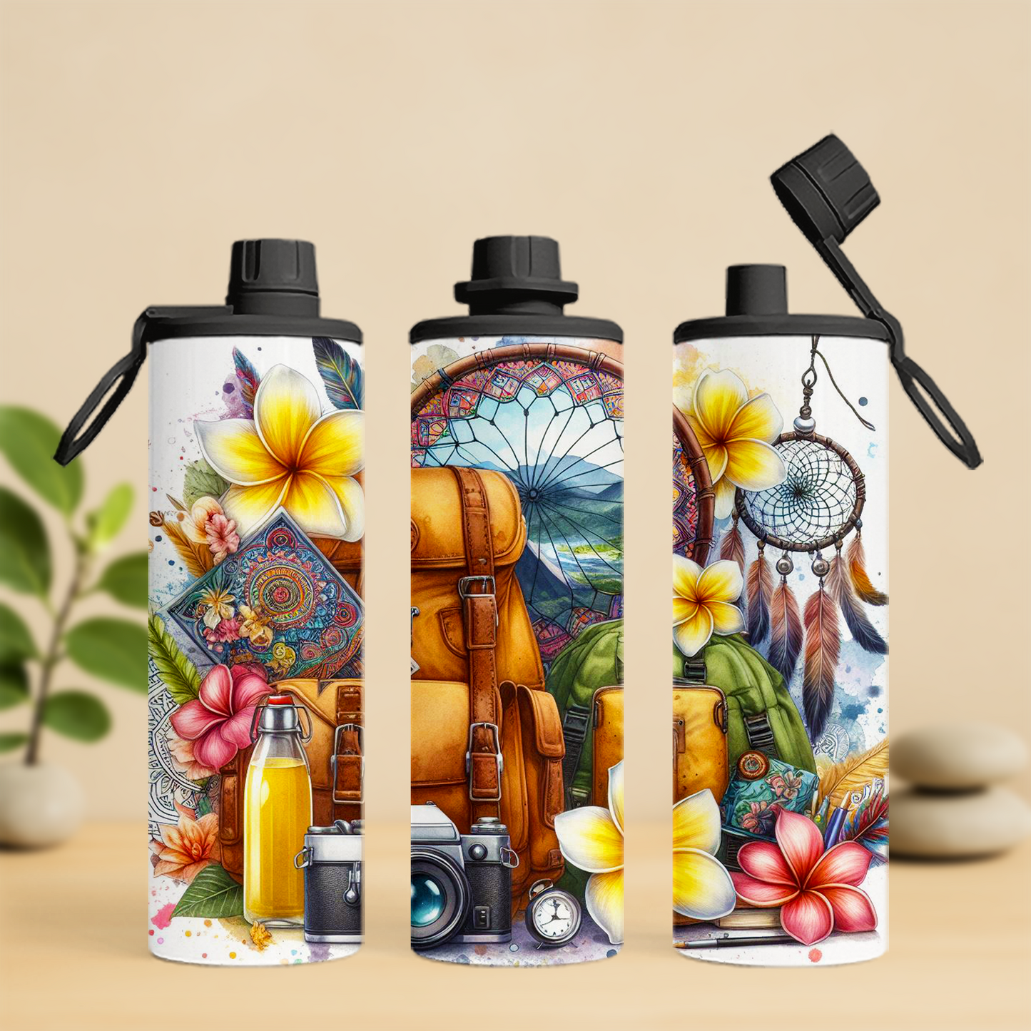 bouteille isotherme 20 oz, voyageur nomade