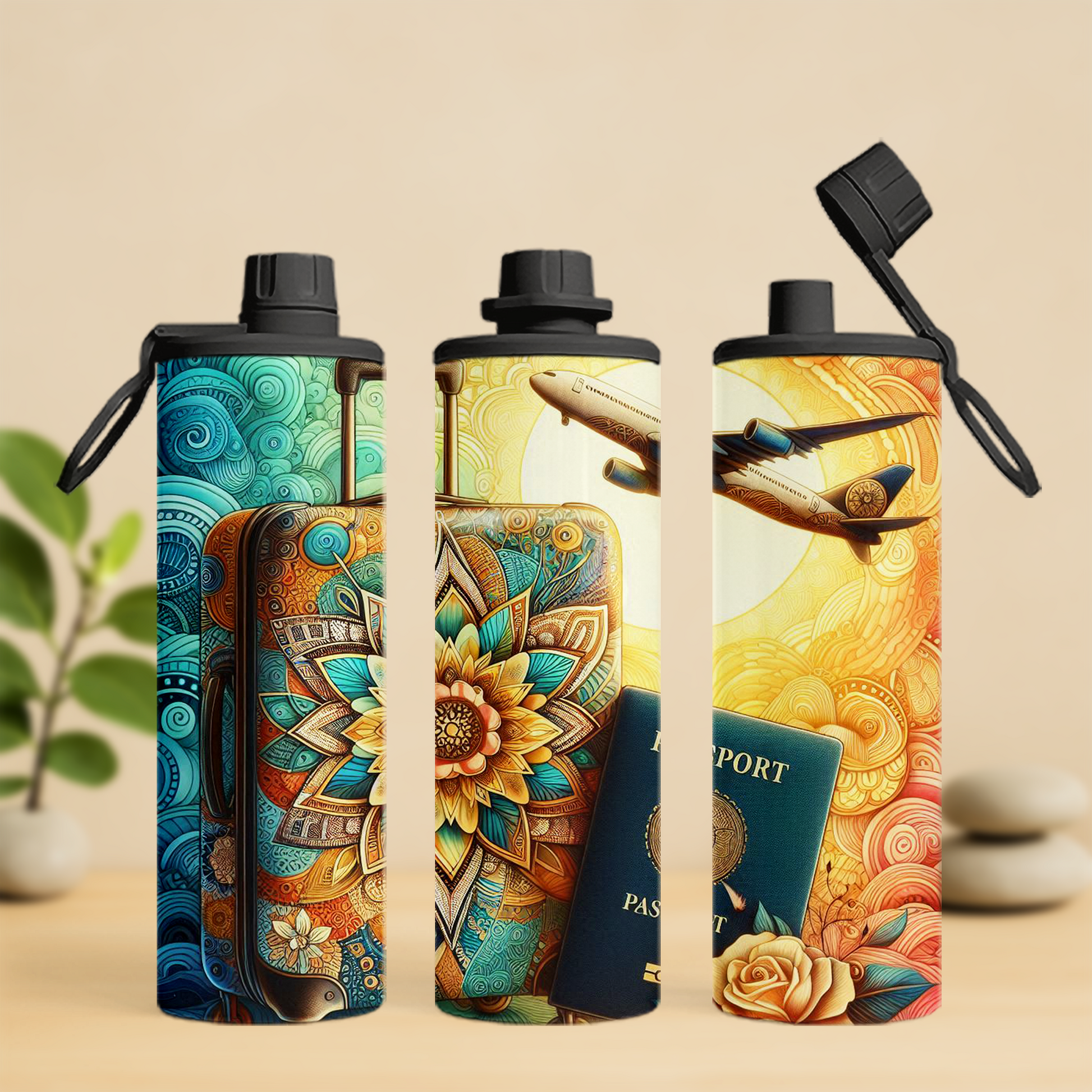 bouteille isotherme 20 oz pour voyageur